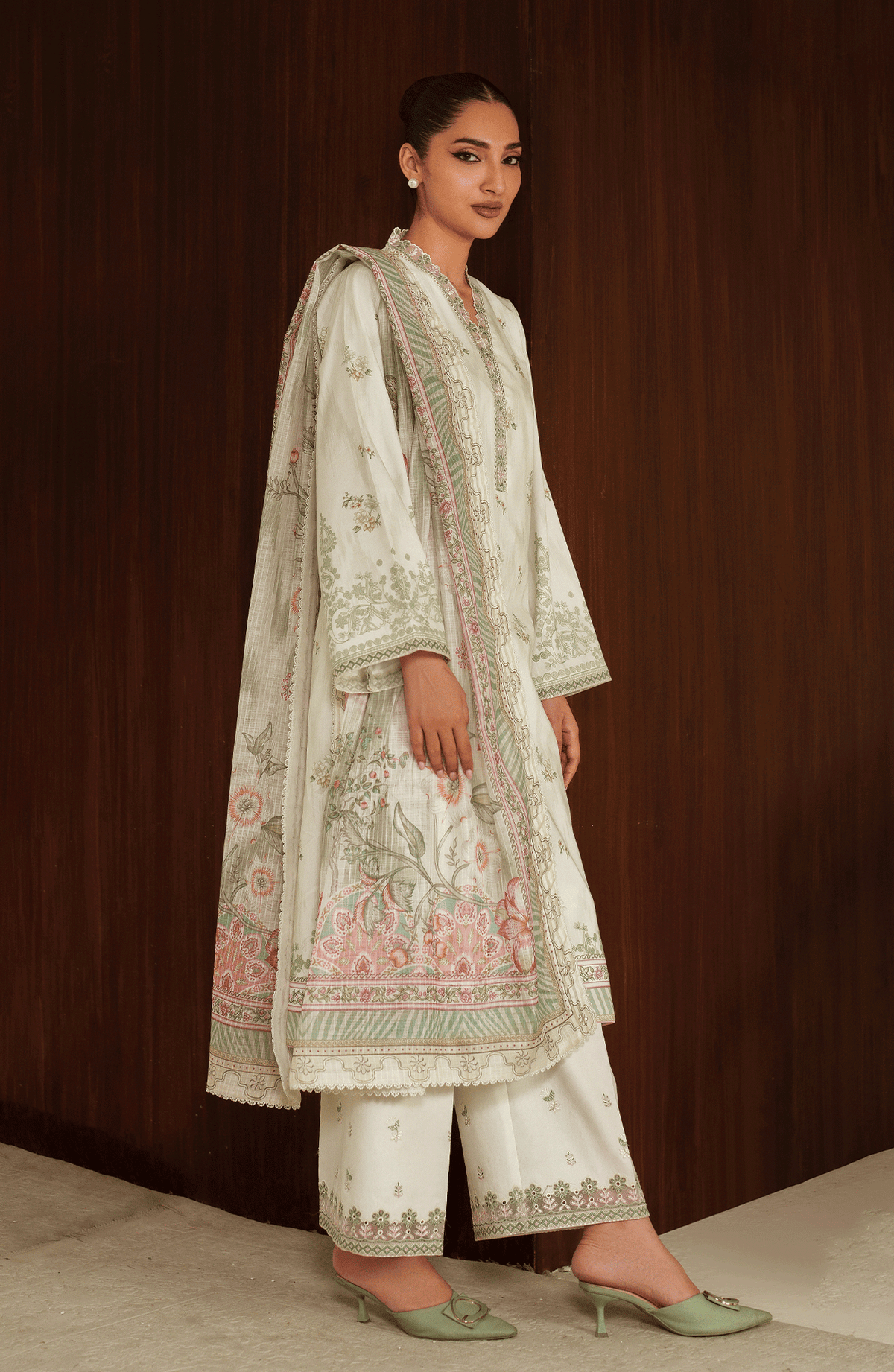 Seran | Ilara Cambric | ELVERRA by Seran - Designer Dress  - Type : Ladies Clothes - Available at Libayah - 100% Original 