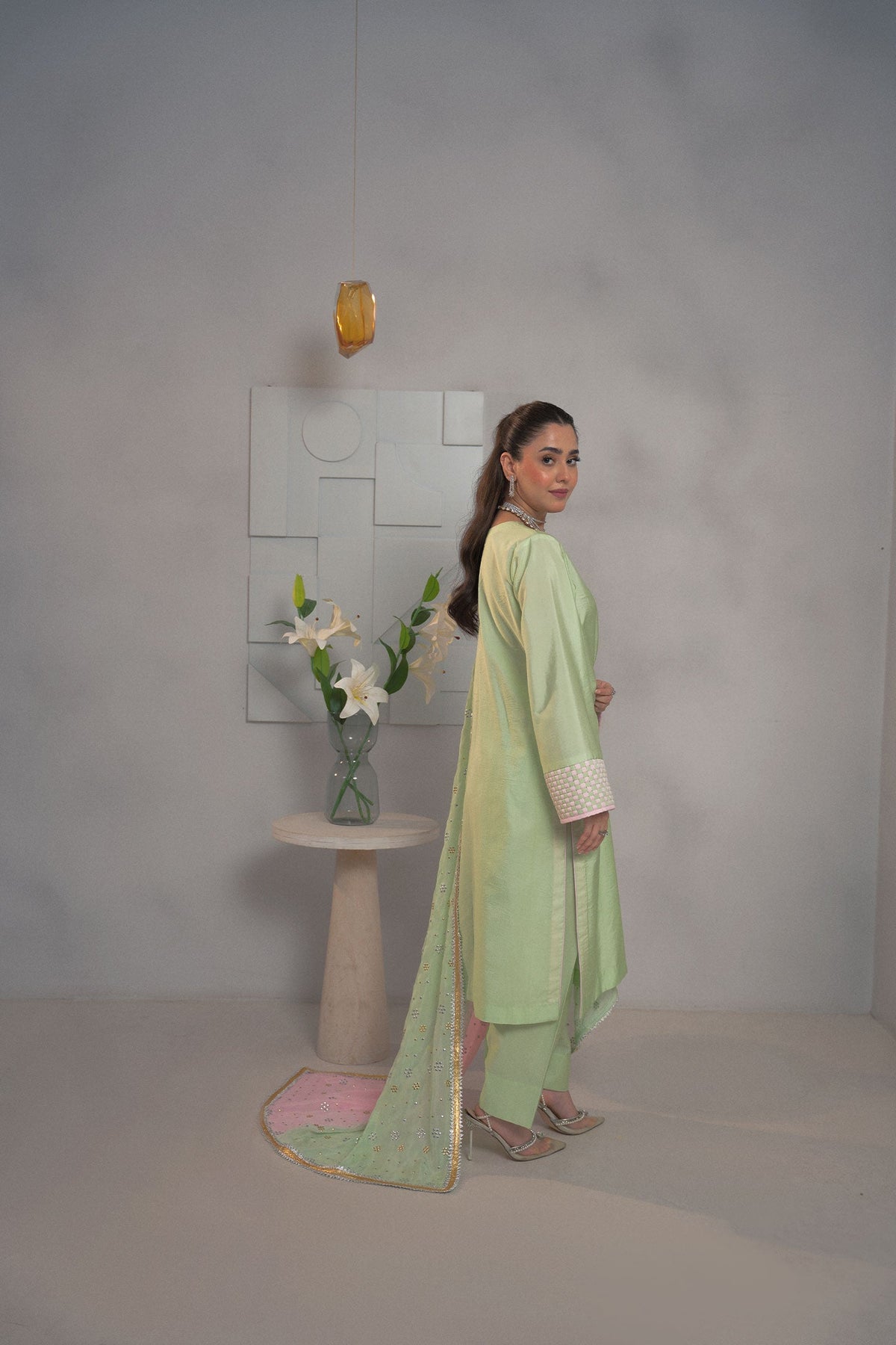 Fozia Khalid | Dilkash Festive Wear 25 | Alaya by Fozia Khalid - Designer Dress - Type : Ladies Clothes - Available at Libayah - 100% Original 