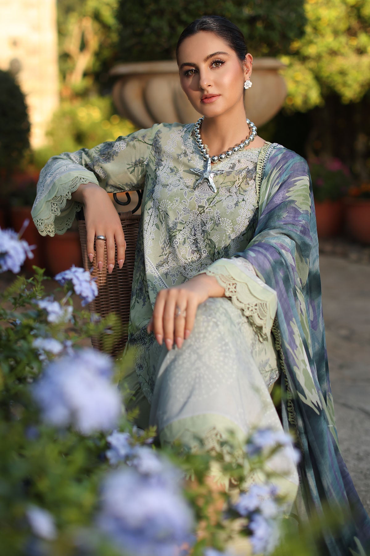 Nureh | Signature Prints 26 | SP-195 by Nureh - Designer Dress  - Type : Ladies Clothes - Available at Libayah - 100% Original 