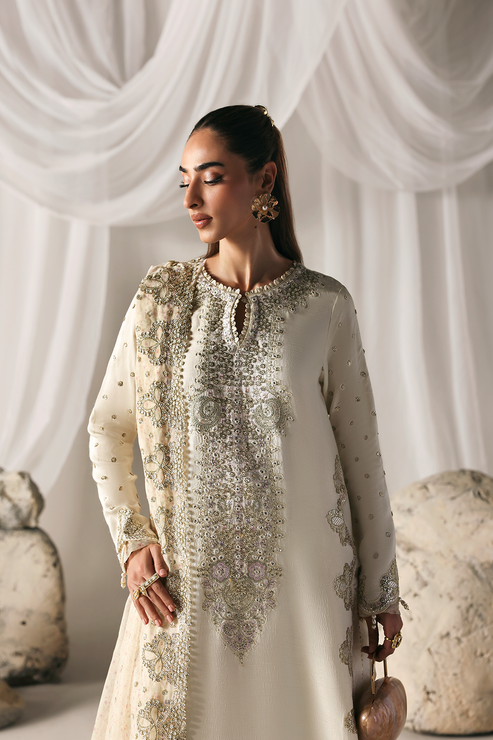 Emaan Adeel | Serein Luxe Silk | MISTY DAWN by Emaan Adeel - Designer Dress  - Type : Ladies Clothes - Available at Libayah - 100% Original 