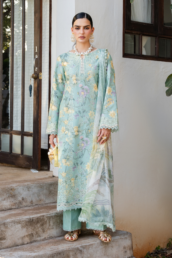 Aabyaan | Shezlin Chikankari 26 | TIVARA (AZ-03) by Aabyaan - Designer Dress - Type : Luxury Dress - Available at Libayah - 100% Original