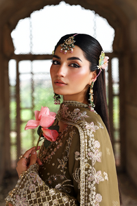 Emaan Adeel | Romansiyyah Luxury Formals | OLIVEA by Emaan Adeel - Designer Dress  - Type : Ladies Clothes - Available at Libayah - 100% Original 