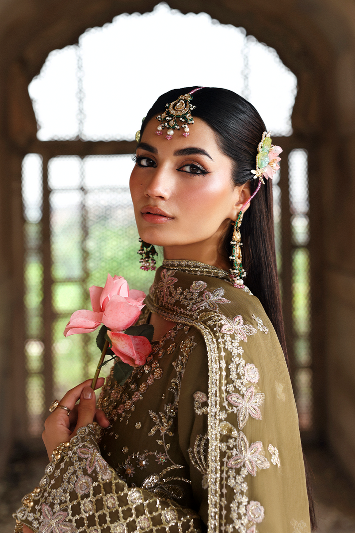 Emaan Adeel | Romansiyyah Luxury Formals | OLIVEA by Emaan Adeel - Designer Dress  - Type : Ladies Clothes - Available at Libayah - 100% Original 