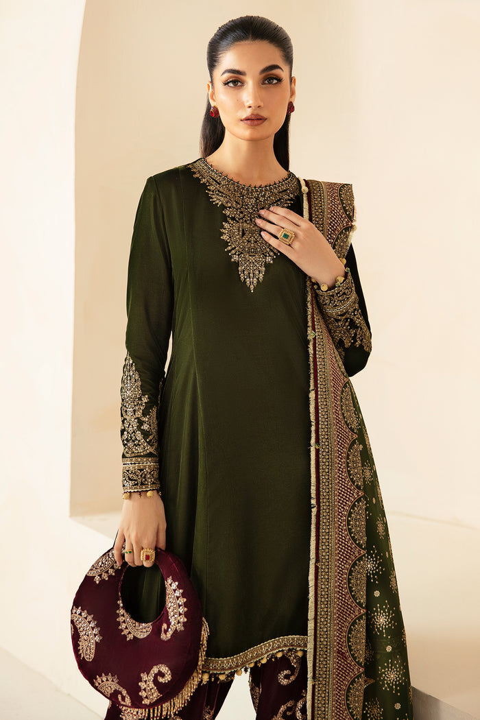 Jazmin | Velvet Edit 24 | VF-2029 by Jazmin - Designer Dress - Type: Ladies Clothes - Available at Libayah - 100% Original