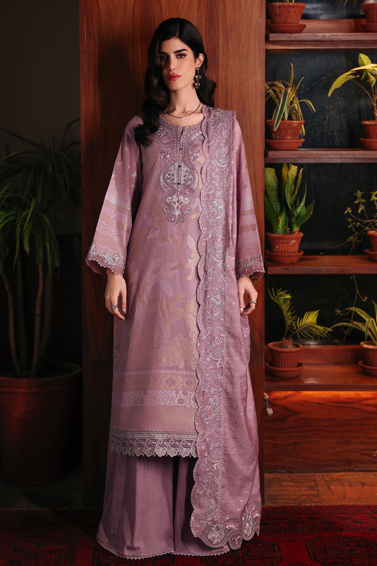 Nureh | Exclusive Jacquard | NE-222 - Designer Dress - Type : Ladies Clothes - Available at Libayah - 100% Original