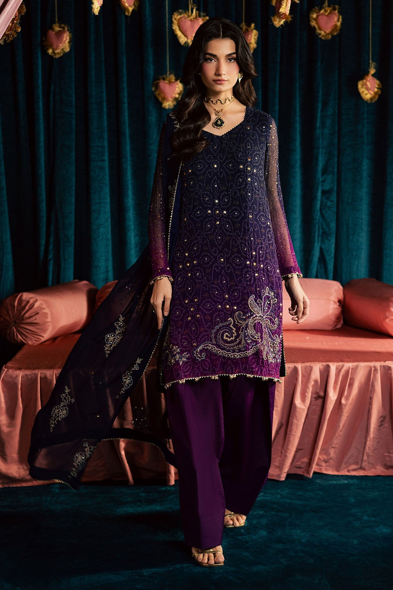 Nureh | Mukeshkari Formals | MK-23 - Designer Dress - Type : Ladies Clothes - Available at Libayah - 100% Original