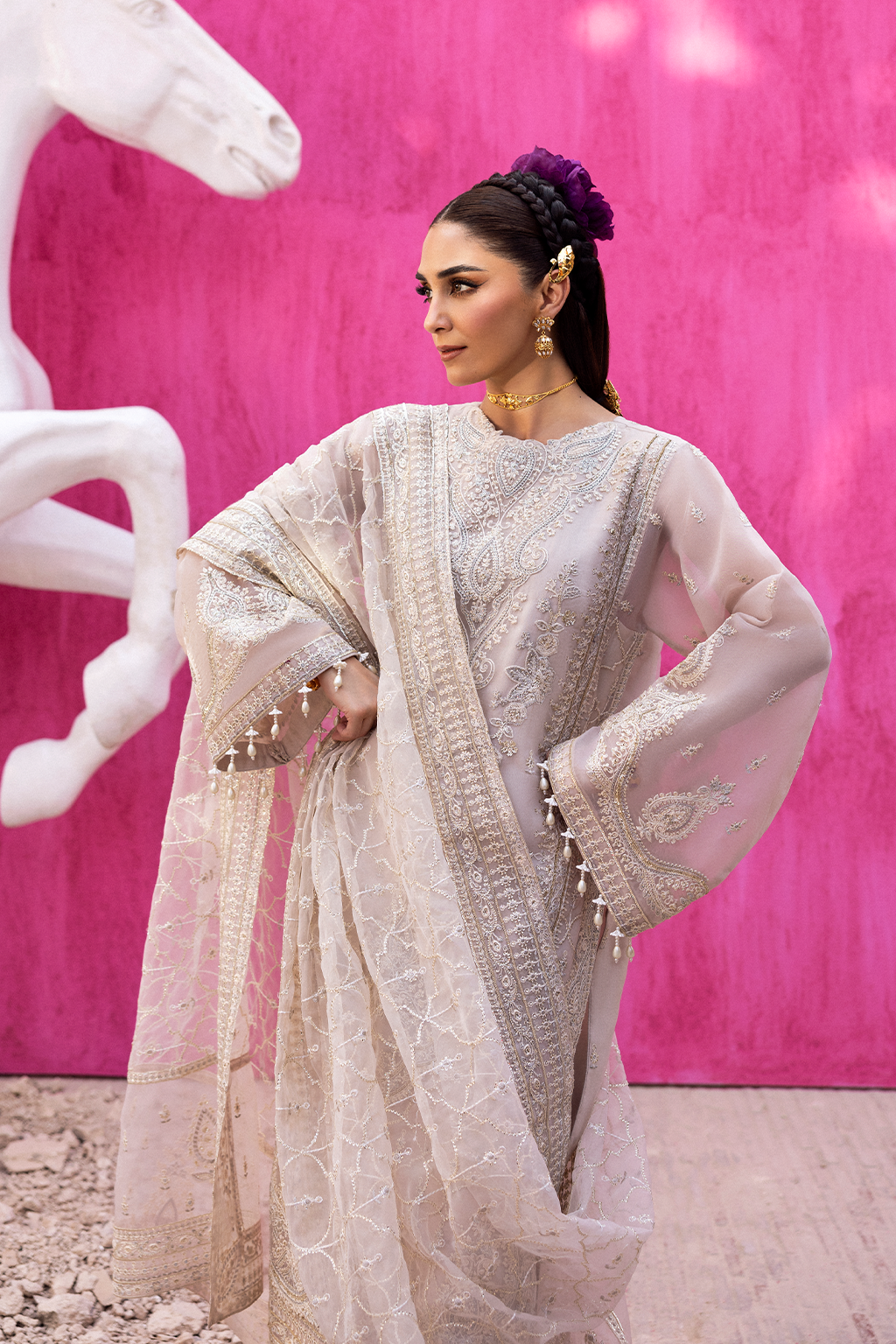 Emaan Adeel | The Empress Wedding Formals | LUMESSE by Emaan Adeel - Designer Dress  - Type : Ladies Clothes - Available at Libayah - 100% Original 