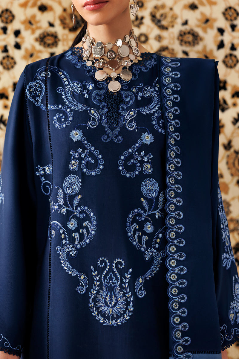 Qalamkar | Q Line Linen 26 | QLW-10 Seran by Qalamkar - Designer Dress  - Type : Ladies Clothes - Available at Libayah - 100% Original 