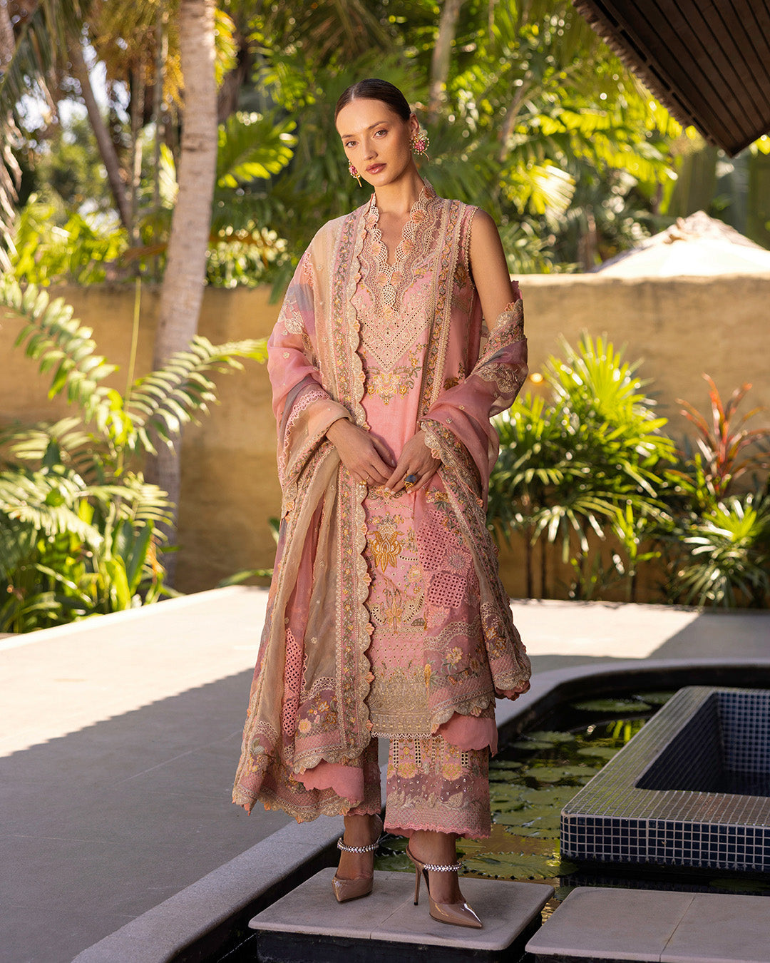 Faiza Saqlain | Zinnia Lawn 25 | Peony by Faiza Saqlain - Designer Dress - Type: Ladies Clothes - Available at Libayah - 100% Original