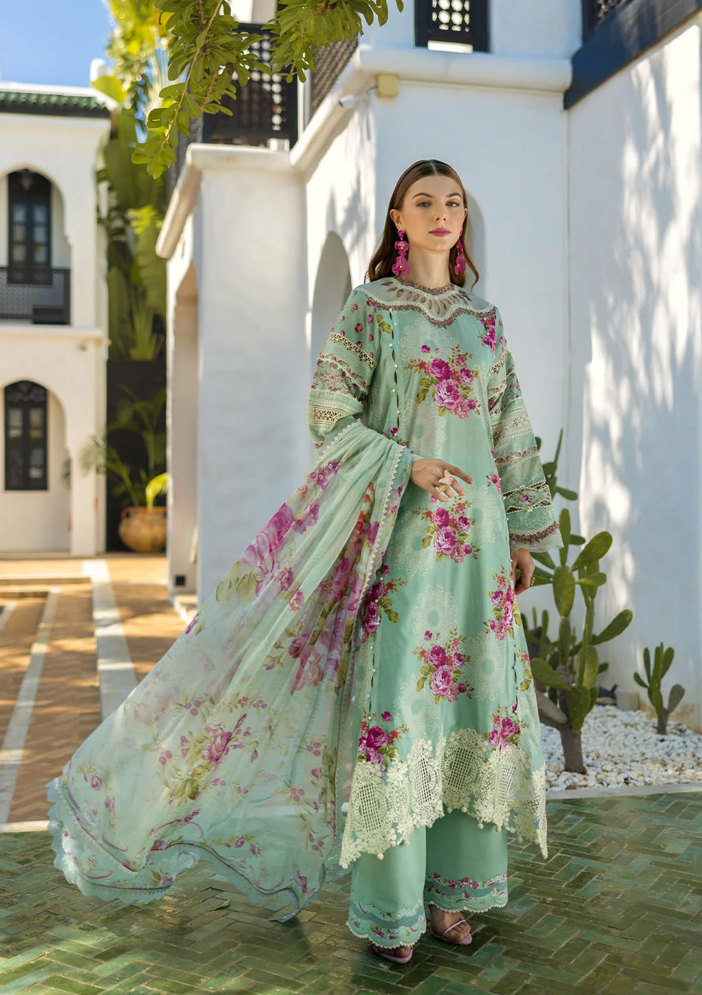 Elaf Premium | Signature 25 | ETS-03A TURQUOISE by Elaf Premium - Designer Dress - Type: Ladies Clothes - Available at Libayah - 100% Original