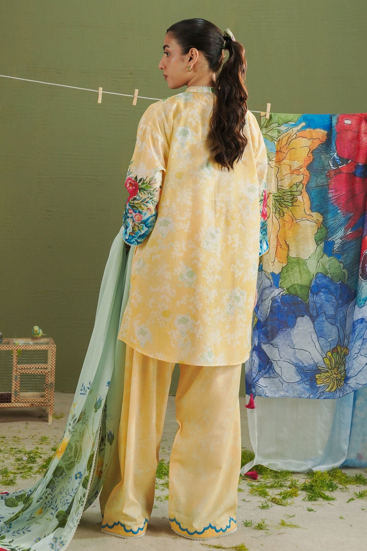 Zara Shahjahan | Coco Prints 26 | Ayla-8A - Designer Dress - Type : Ladies Clothes - Available at Libayah - 100% Original