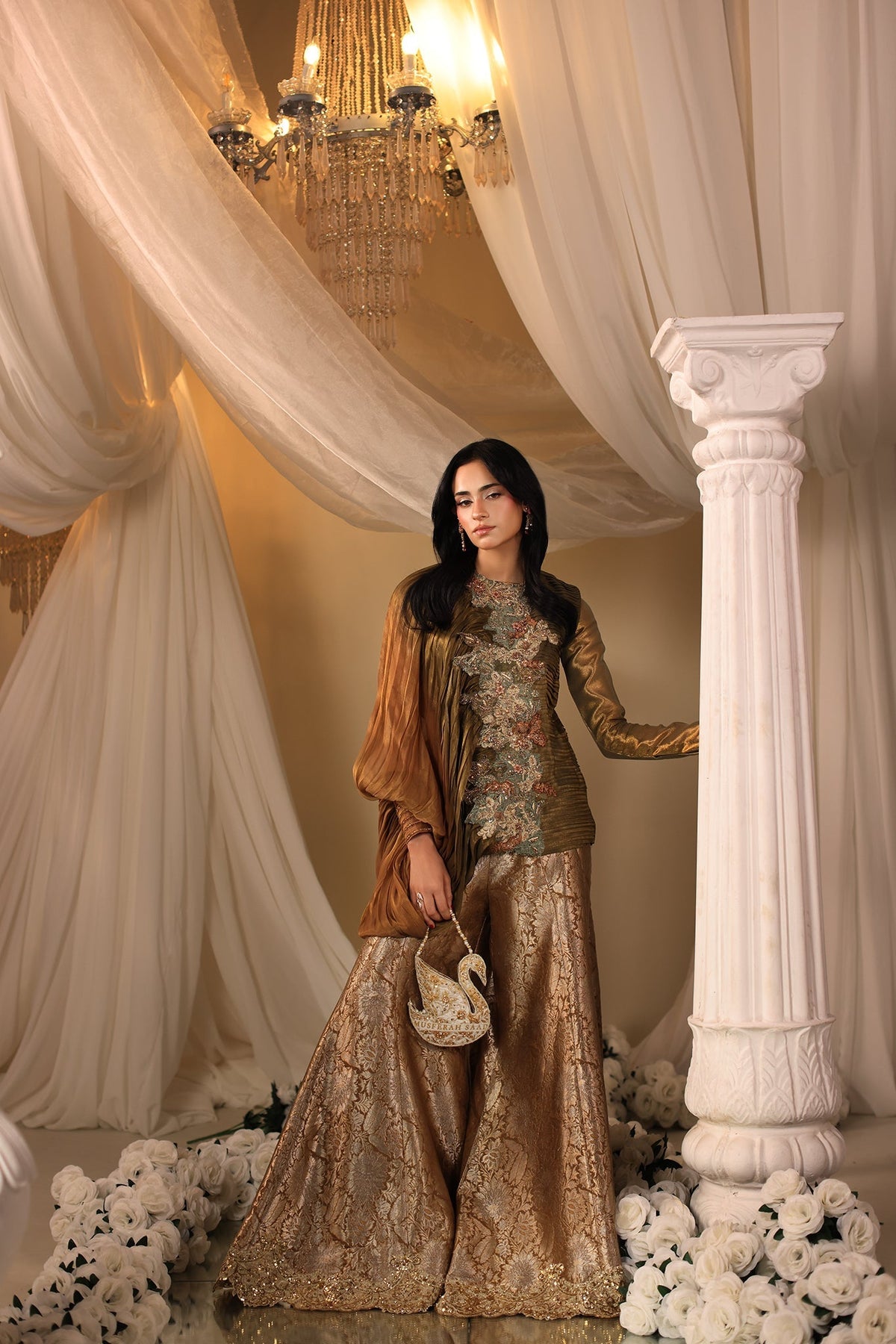 Musferah Saad | Casa Blance |Avant Garde by Musferah Saad - Designer Dress  - Type : Ladies Clothes - Available at Libayah - 100% Original 