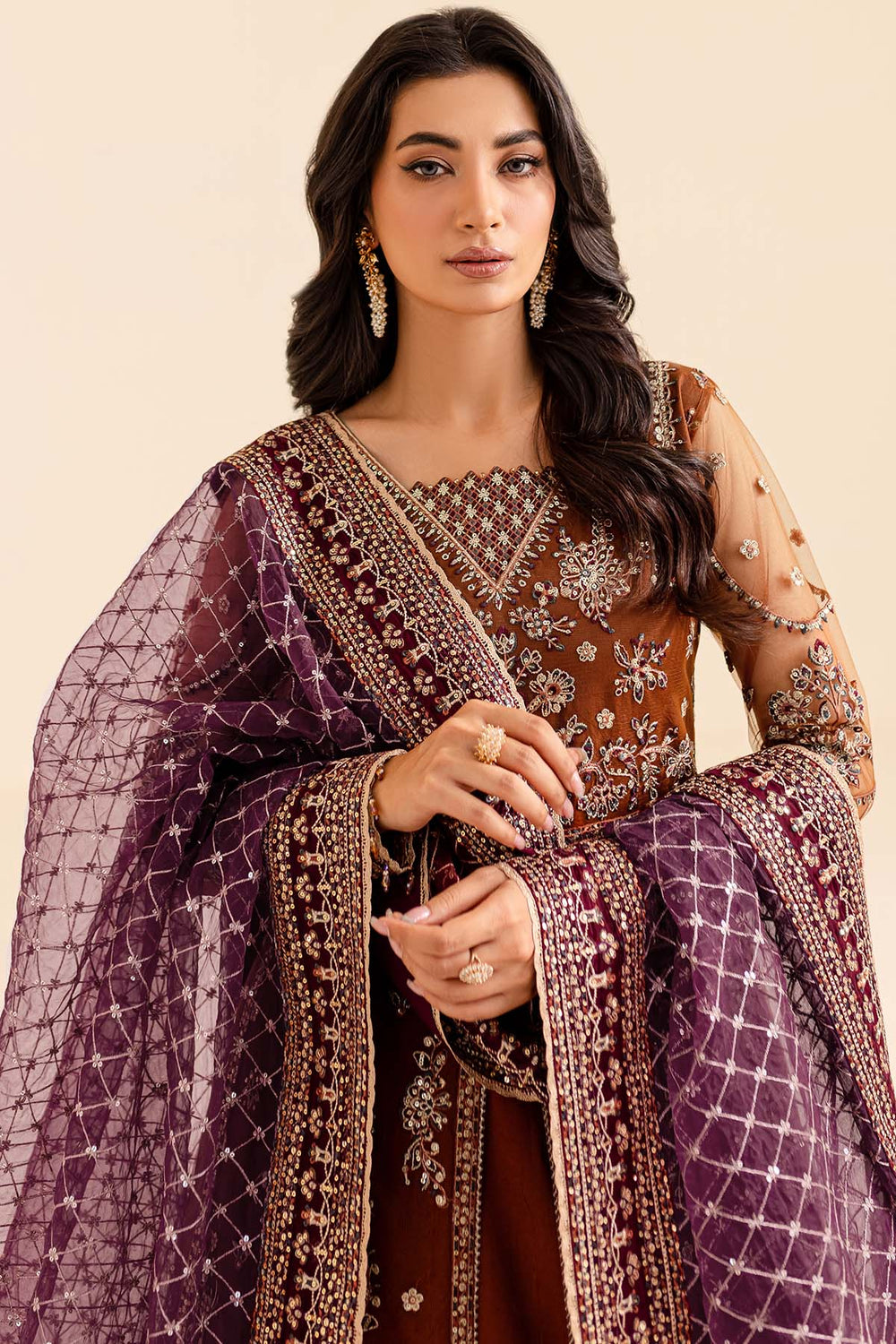 Farasha | Lumiere Formals | Crimson Allure by Farasha - Designer Dress - Type: Ladies Clothes - Available at Libayah - 100% Original