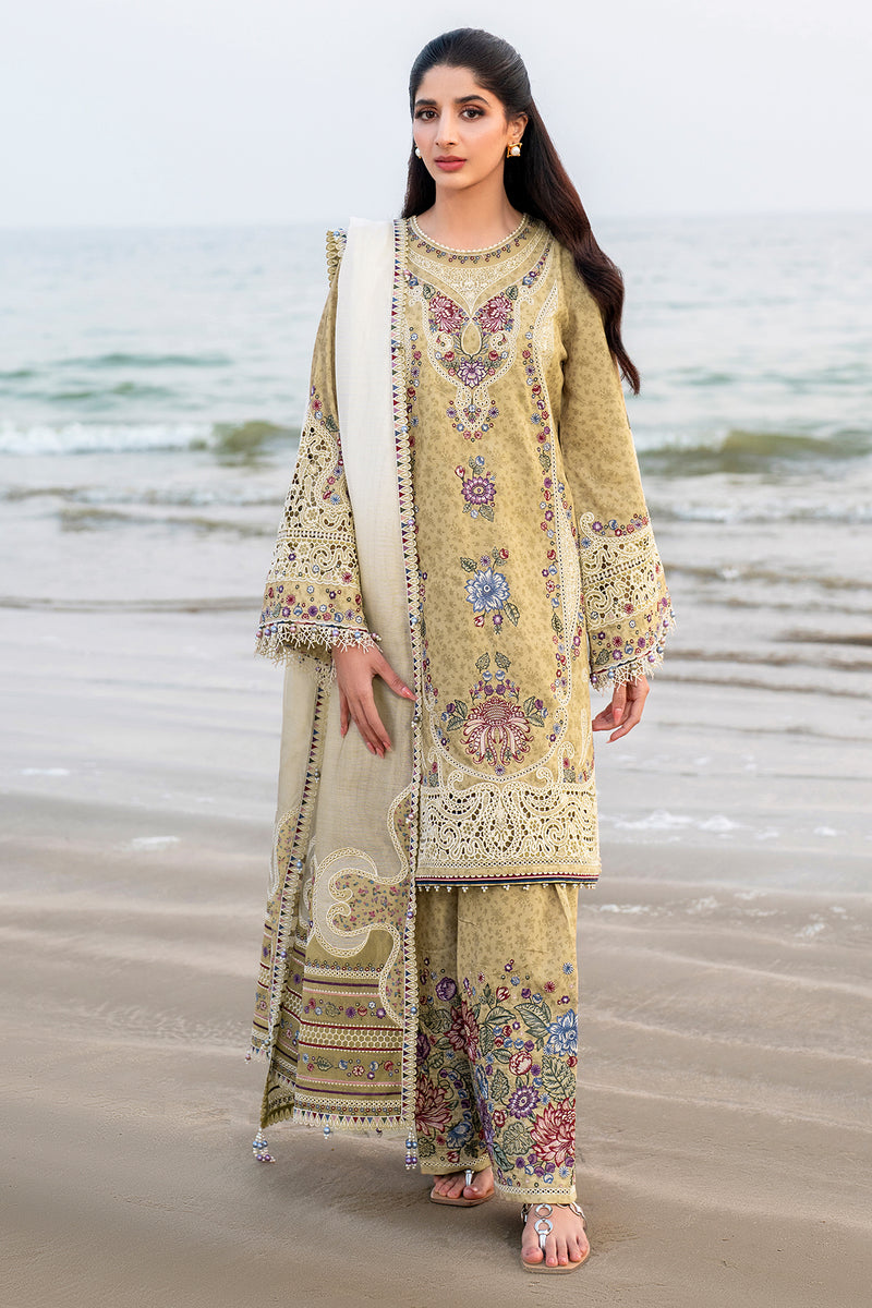 Jazmin | Shahkaar Luxury Lawn 25 | SL25-D4 by Jazmin - Designer Dress - Type: Ladies Clothes - Available at Libayah - 100% Original