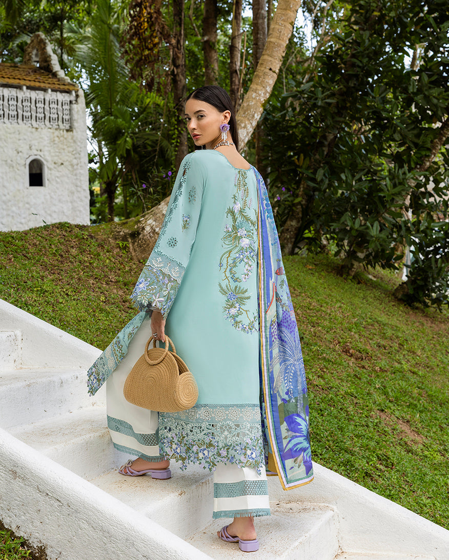 Esmel | Mon Tresor Luxe Lawn 26 | Memento Vivere by Esmel - Designer Dress - Type : Luxury Dress - Available at Libayah - 100% Original