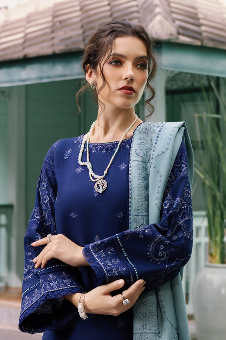 Naqshi | Nuri Khaddar Velvet Marina | Nourhan by Naqshi - Designer Dress  - Type : Ladies Clothes - Available at Libayah - 100% Original 