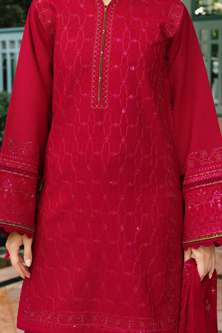 Naqshi | Nuri Khaddar Velvet Marina | Nadira by Naqshi - Designer Dress  - Type : Ladies Clothes - Available at Libayah - 100% Original 