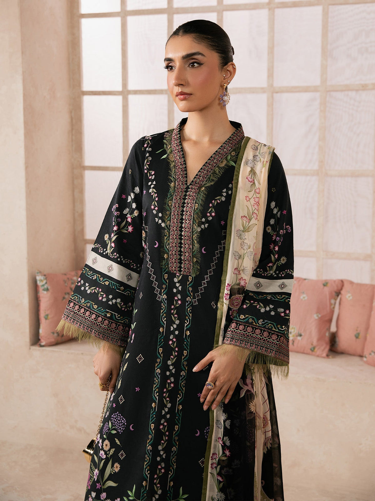 Gulaal | Syra Lawn 26 | Elina SKU D - 5 by Gulaal - Designer Dress  - Type : Ladies Clothes - Available at Libayah - 100% Original 