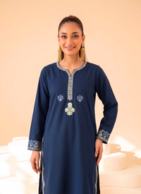 Faiza Faisal | FNF Cords Edit |NAVY SYMPHONY by Faiza Faisal - Designer Dress  - Type : Ladies Clothes - Available at Libayah - 100% Original 