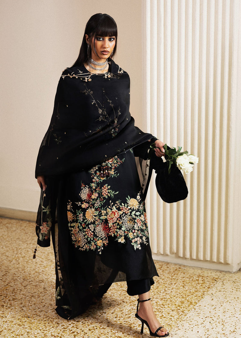Hussain Rehar | Luxury Pret 26 | Sitara Noir - Designer Dress - Type : Ladies Clothes - Available at Libayah - 100% Original