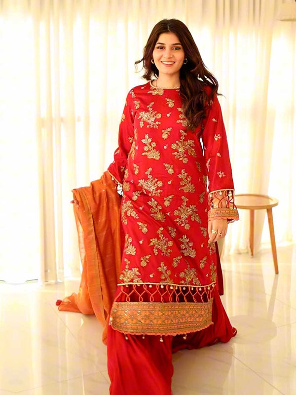 Salitex | Signature Festive Chiffon | SUNW6JI020UT by Salitex - Designer Dress - Type: Ladies Clothes - Available at Libayah - 100% Original