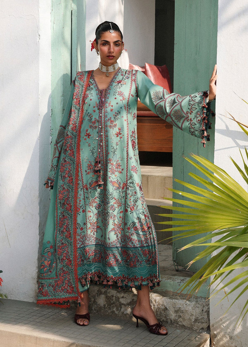 Hussain Rehar | Kalabagh Luxury Lawn 26 | Verdant by Hussain Rehar - Designer Dress  - Type : Ladies Clothes - Available at Libayah - 100% Original 