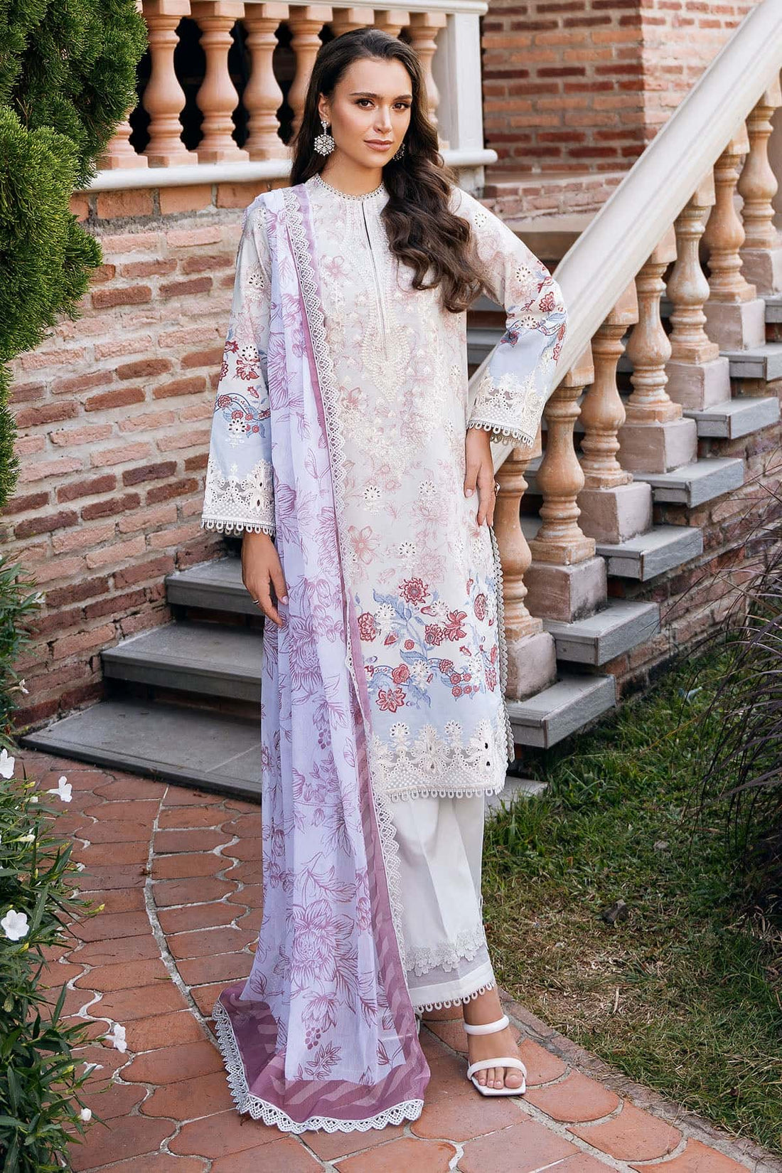 Afrozeh | Damask The Holiday Edit 25 | Opaline B by Afrozeh - Designer Dress - Type: Ladies Clothes - Available at Libayah - 100% Original