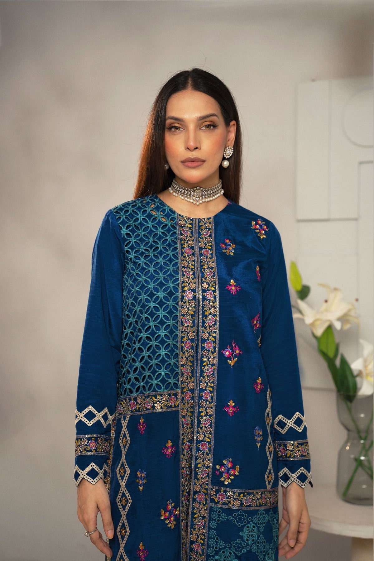 Fozia Khalid | Dilkash Festive Wear 25 | Laraib by Fozia Khalid - Designer Dress - Type : Ladies Clothes - Available at Libayah - 100% Original 