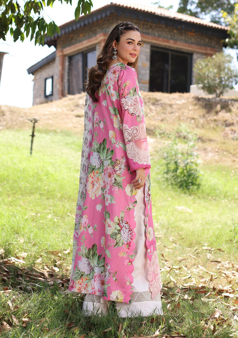 Elaf Premium | Prints Chikankari 24 | 03B PINK MUSE by Elaf Premium - Designer Dress - Type: Ladies Clothes - Available at Libayah - 100% Original