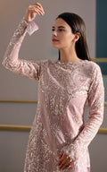 Threads and Motifs | Formal Dresses 25 | Net Embroidered Shirt by Threads and Motifs - Designer Dress  - Type : Ladies Clothes - Available at Libayah - 100% Original 