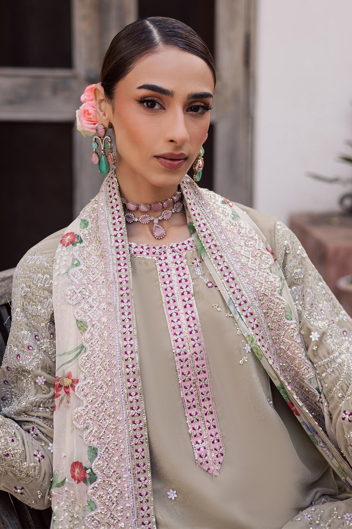Nureh | Maya Velvet | NW-119 by Nureh - Designer Dress  - Type : Ladies Clothes - Available at Libayah - 100% Original 
