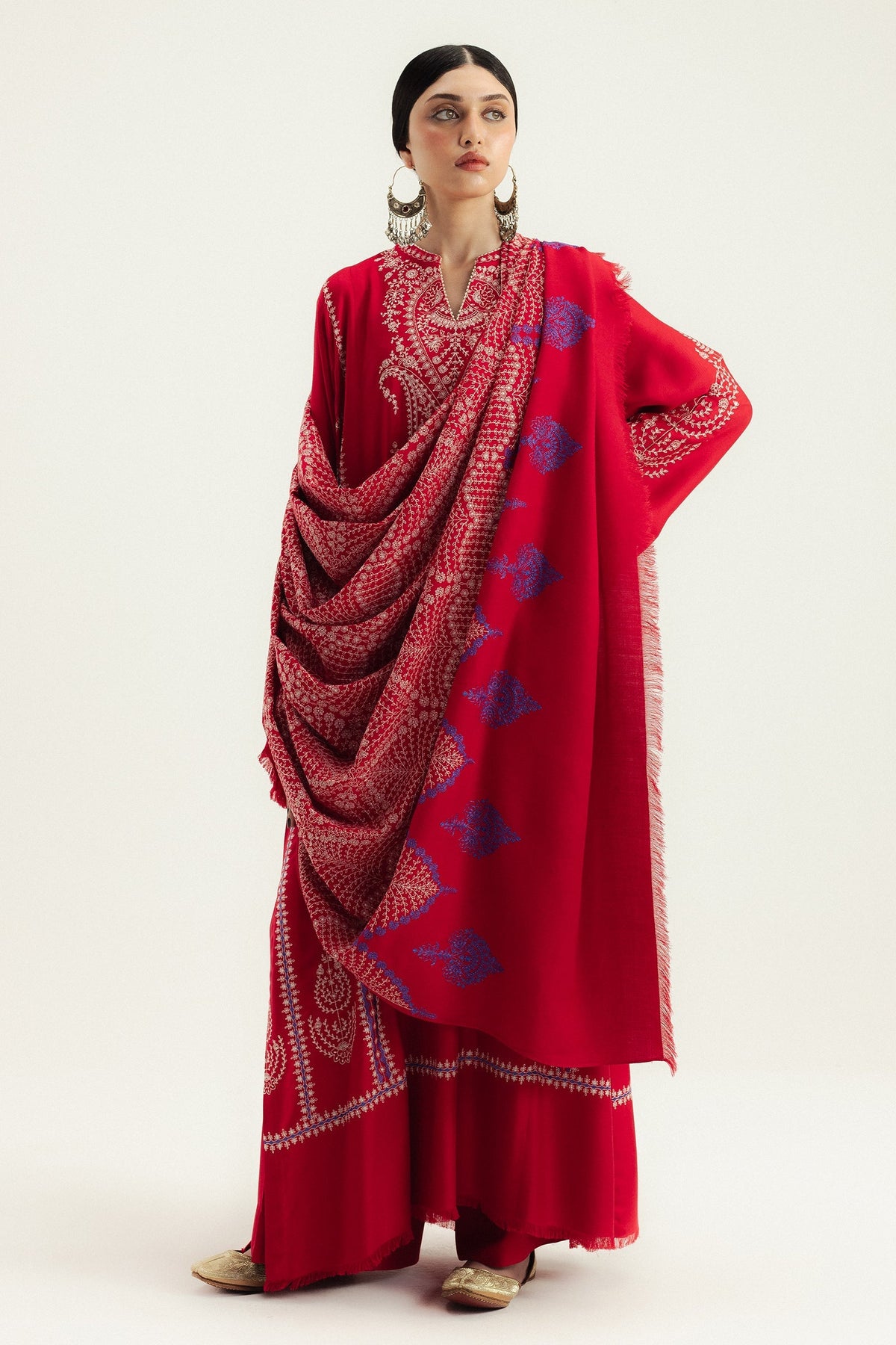 Laalazar – authentic Pakistani dress from the Zara Shahjahan Winter 25 collection for women in the UK.