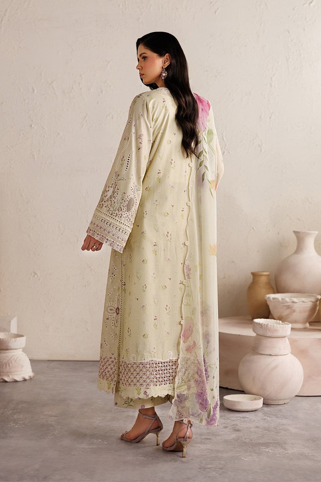 Iznik | Festive lawn 26 | IBE-08 Embroidered Lawn by Iznik - Designer Dress  - Type : Ladies Clothes - Available at Libayah - 100% Original 