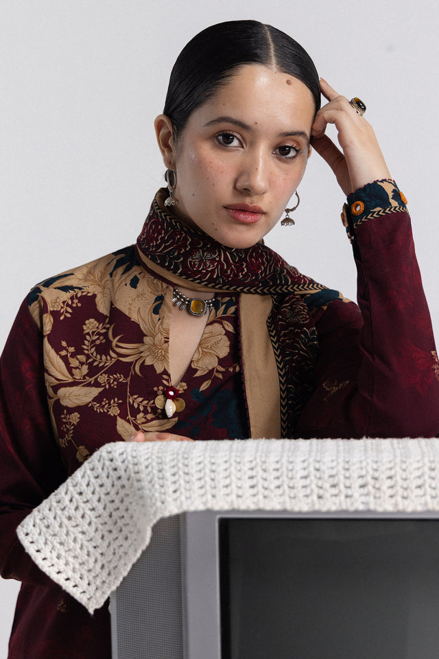 Zara ShahJahan | Coco Prints Winter 26 | Iris-8A by Zara ShahJahan - Designer Dress  - Type : Ladies Clothes - Available at Libayah - 100% Original 