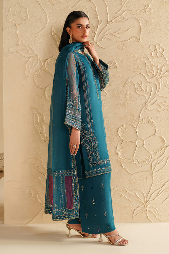 Naqshi | Feemora Organza Raw Silk | Rahmir by Naqshi - Designer Dress  - Type : Ladies Clothes - Available at Libayah - 100% Original 