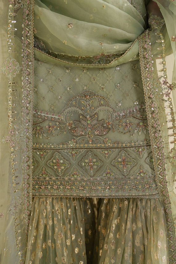 Naqshi | Feemora Organza Raw Silk | Hanam by Naqshi - Designer Dress  - Type : Ladies Clothes - Available at Libayah - 100% Original 