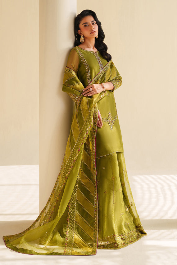 Naqshi | Feemora Organza Raw Silk | Feeha by Naqshi - Designer Dress  - Type : Ladies Clothes - Available at Libayah - 100% Original 