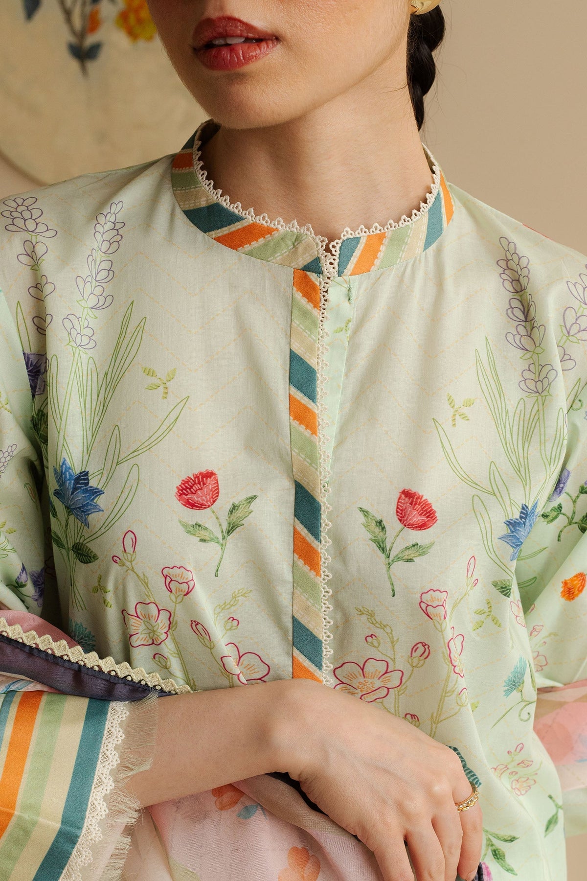 Zara Shahjahan | Coco Prints | Kaia-9A by Zara Shahjahan - Designer Dress - Type: Ladies Clothes - Available at Libayah - 100% Original