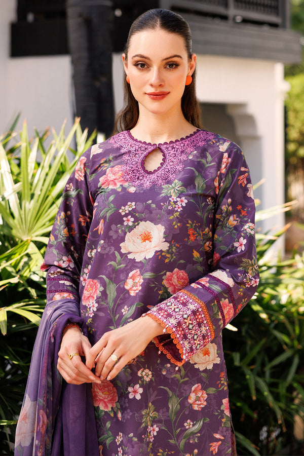Farasha | Printed Essentials | Majestic Purple by Farasha - Designer Dress - Type: Ladies Clothes - Available at Libayah - 100% Original