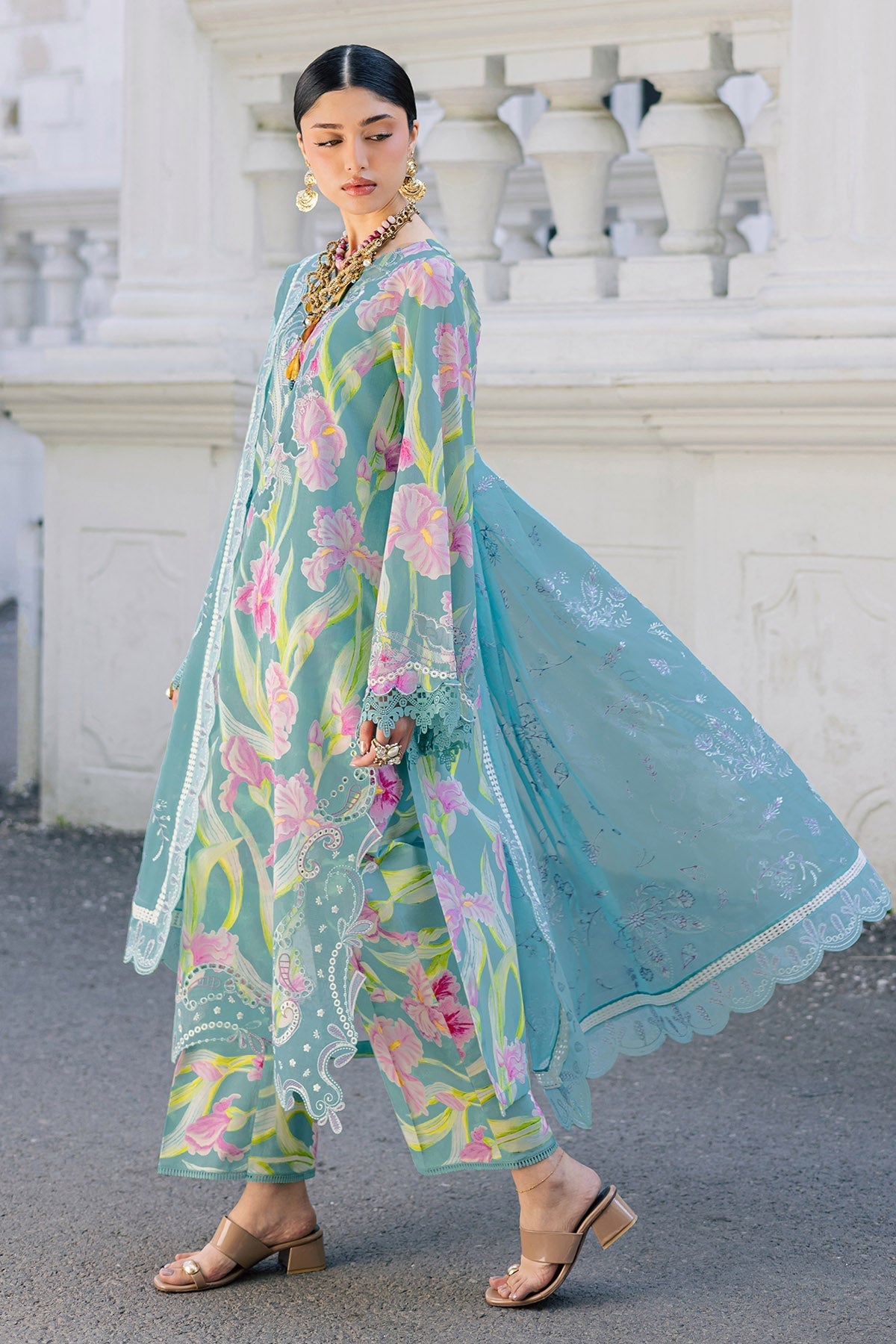 Nureh | Maya Lawn | NS-167 by Nureh - Designer Dress  - Type : Ladies Clothes - Available at Libayah - 100% Original 
