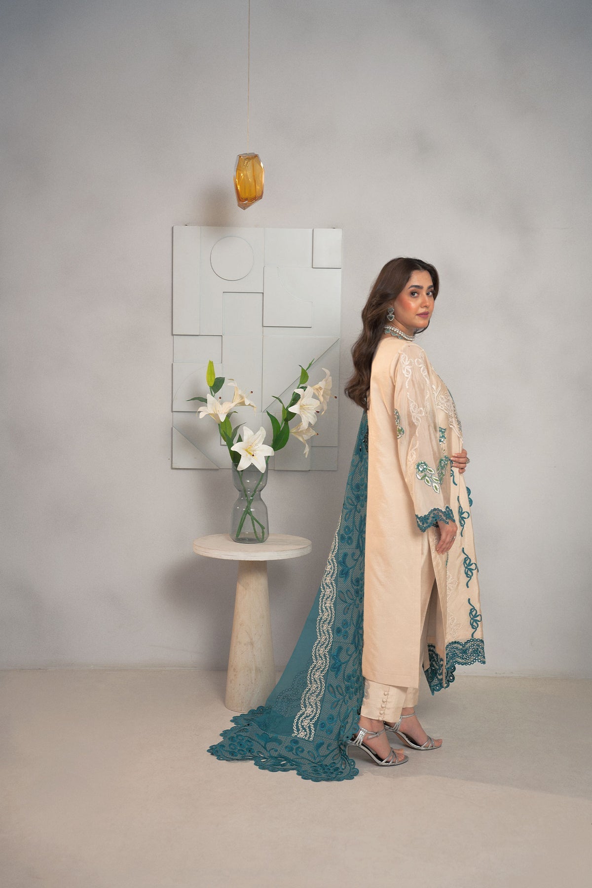 Fozia Khalid | Dilkash Festive Wear 25 | Rameen by Fozia Khalid - Designer Dress - Type : Ladies Clothes - Available at Libayah - 100% Original 