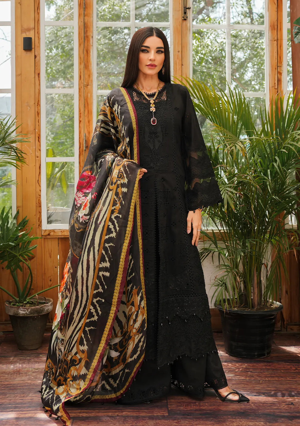 Kahf Premium | Luxury Lawn 24 | KLE-06 Mystery by Kahf Premium - Designer Dress - Type: Ladies Clothes - Available at Libayah - 100% Original