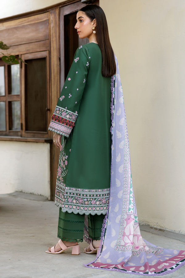 Farasha | Summer Weaves Embroidered Lawn | Emerald Eclips by Farasha - Designer Dress - Type: Ladies Clothes - Available at Libayah - 100% Original