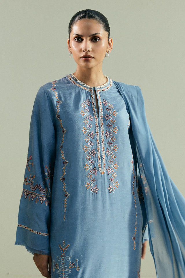 Zara Shahjahan | Pret 26 | CR25P0962A by Zara Shahjahan - Designer Dress  - Type : Ladies Clothes - Available at Libayah - 100% Original 