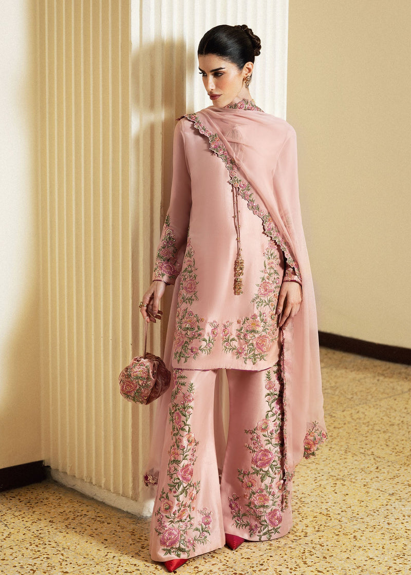Hussain Rehar | Luxury Pret 26 | Zahra - Designer Dress - Type : Ladies Clothes - Available at Libayah - 100% Original