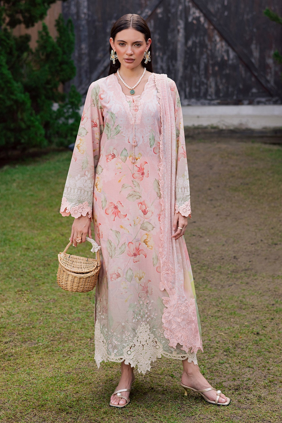 Nureh | Gardenia Lawn 26 | NSG-208 by Nureh - Designer Dress  - Type : Ladies Clothes - Available at Libayah - 100% Original 