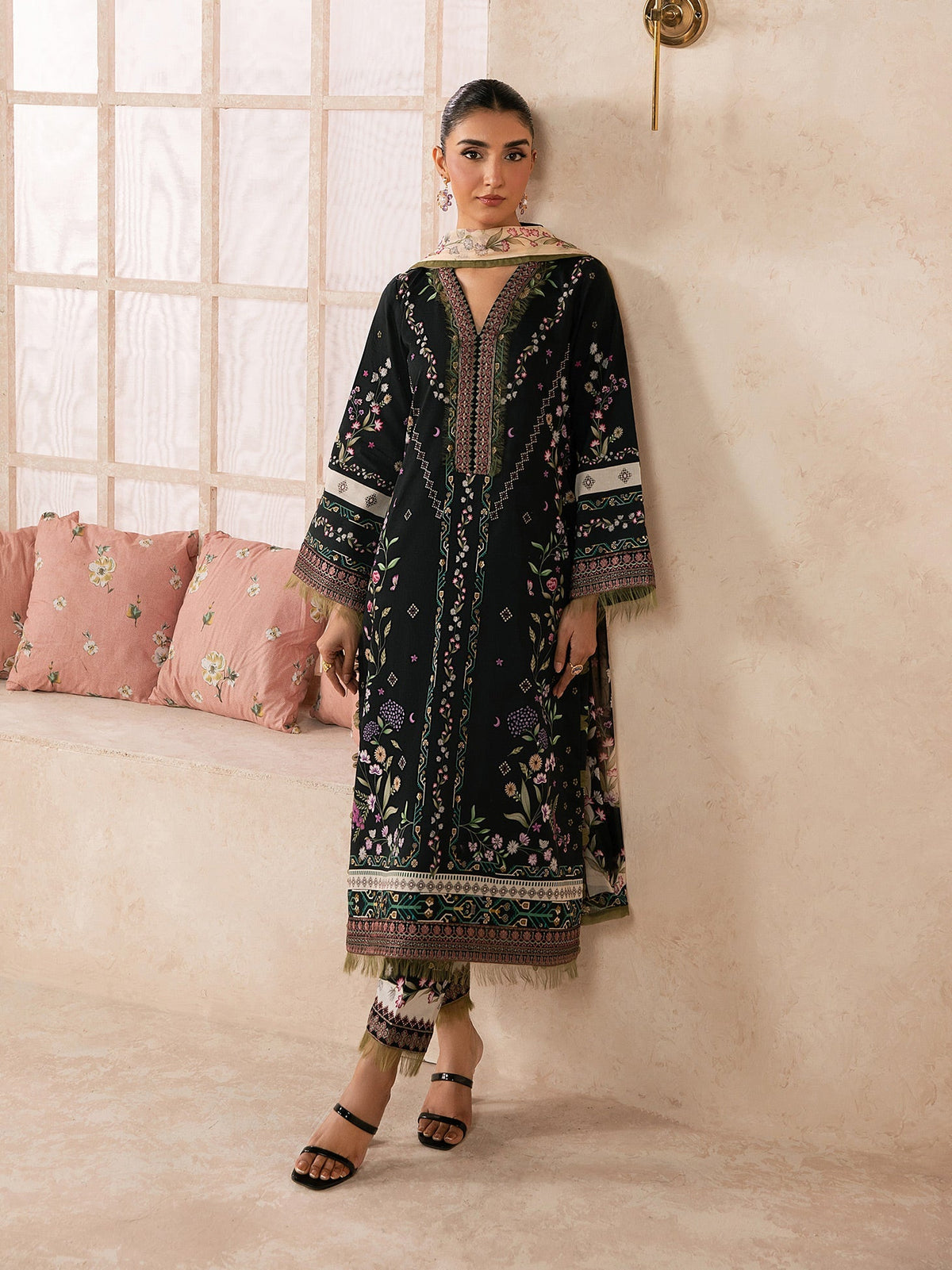 Gulaal | Syra Lawn 26 | Elina SKU D - 5 by Gulaal - Designer Dress  - Type : Ladies Clothes - Available at Libayah - 100% Original 