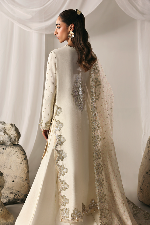 Emaan Adeel | Serein Luxe Silk | MISTY DAWN by Emaan Adeel - Designer Dress  - Type : Ladies Clothes - Available at Libayah - 100% Original 