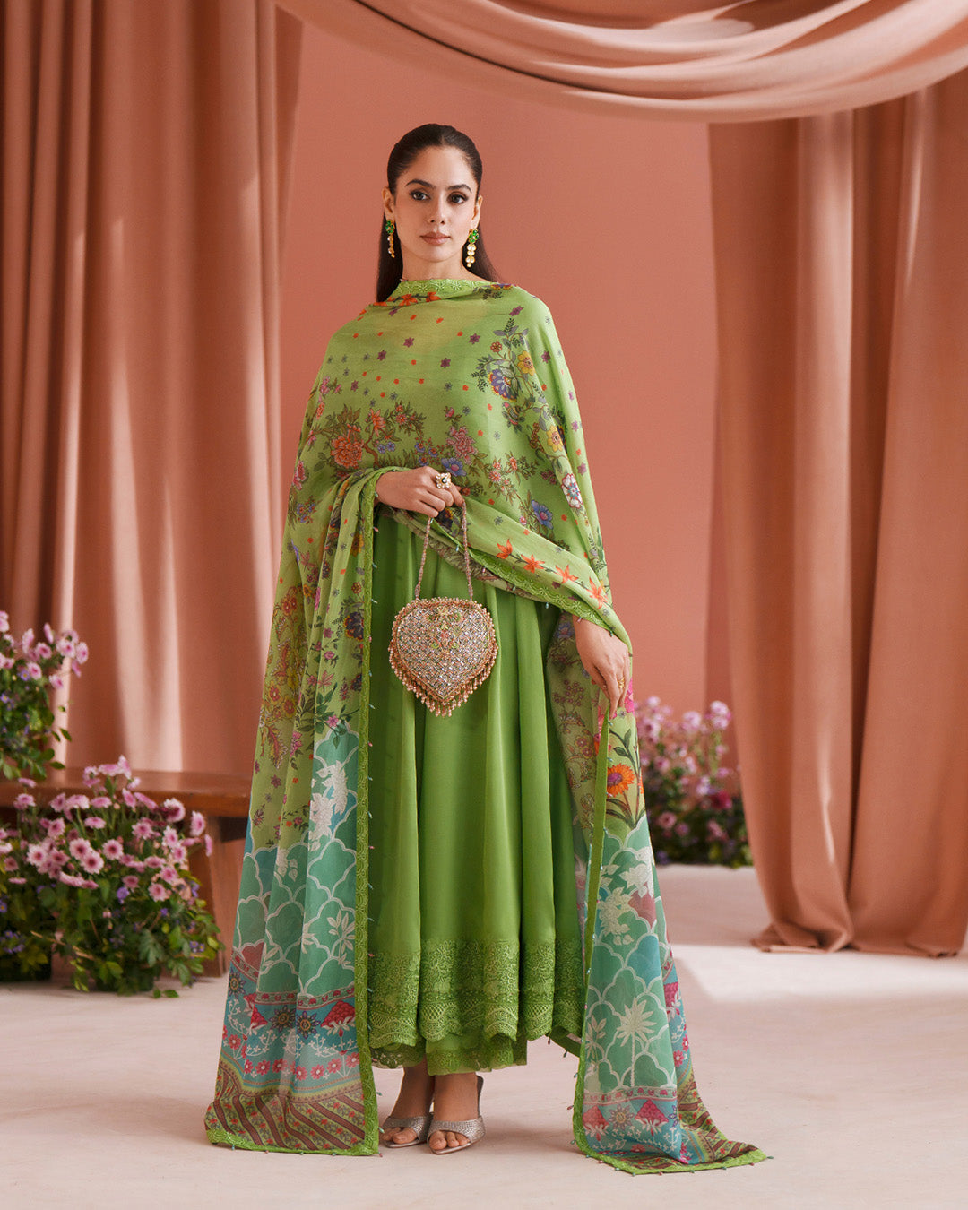 Faiza Saqlain | Roim Silk Edit | Gomana by Faiza Saqlain - Designer Dress  - Type : Luxury Dress - Available at Libayah - 100% Original 