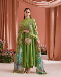 Faiza Saqlain | Roim Silk Edit | Gomana by Faiza Saqlain - Designer Dress  - Type : Luxury Dress - Available at Libayah - 100% Original 